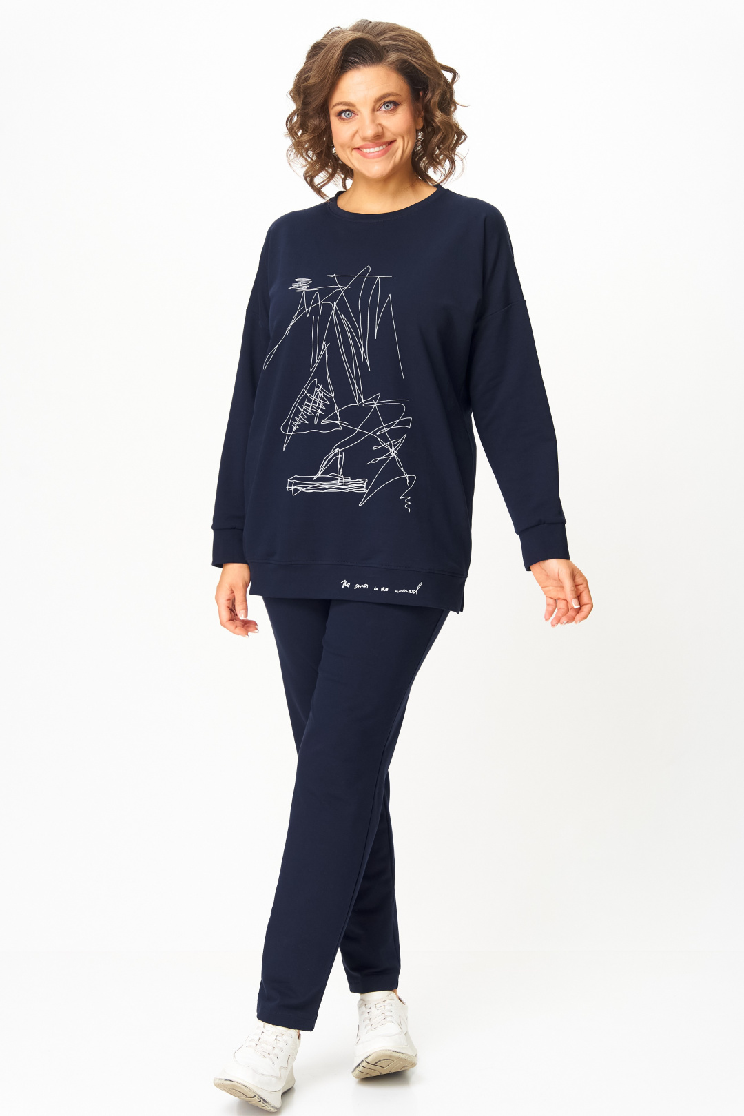 Костюм Stefany 2061-2 глубокий синий - фото 3