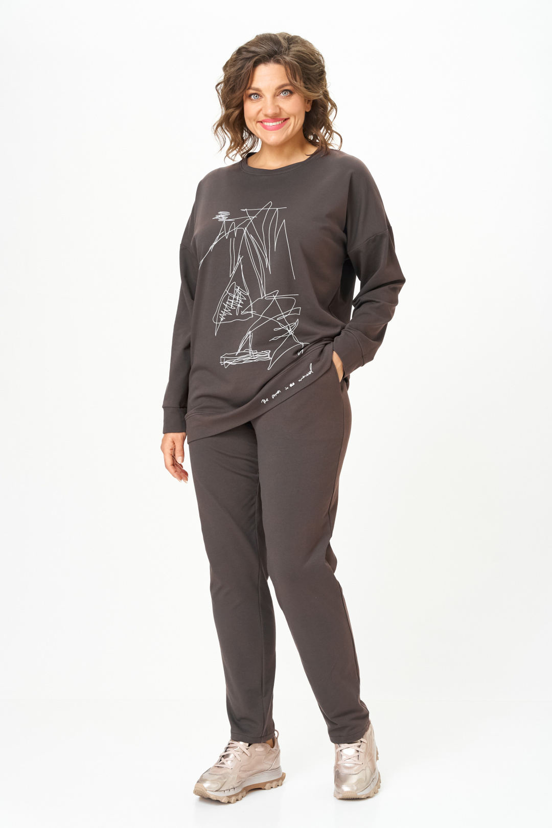 Костюм Stefany 2061-2 горький шоколад - фото 2