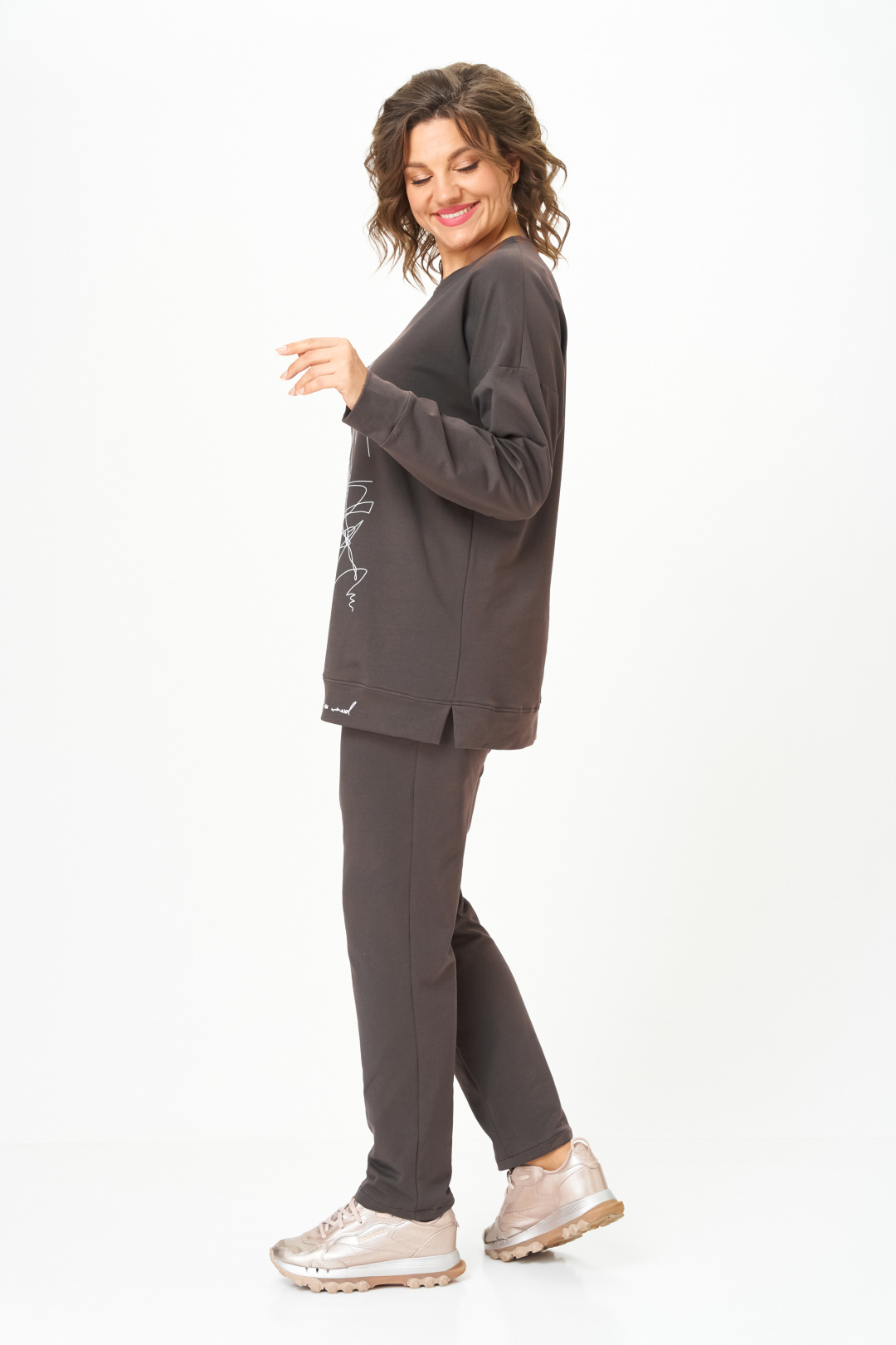 Костюм Stefany 2061-2 горький шоколад - фото 5