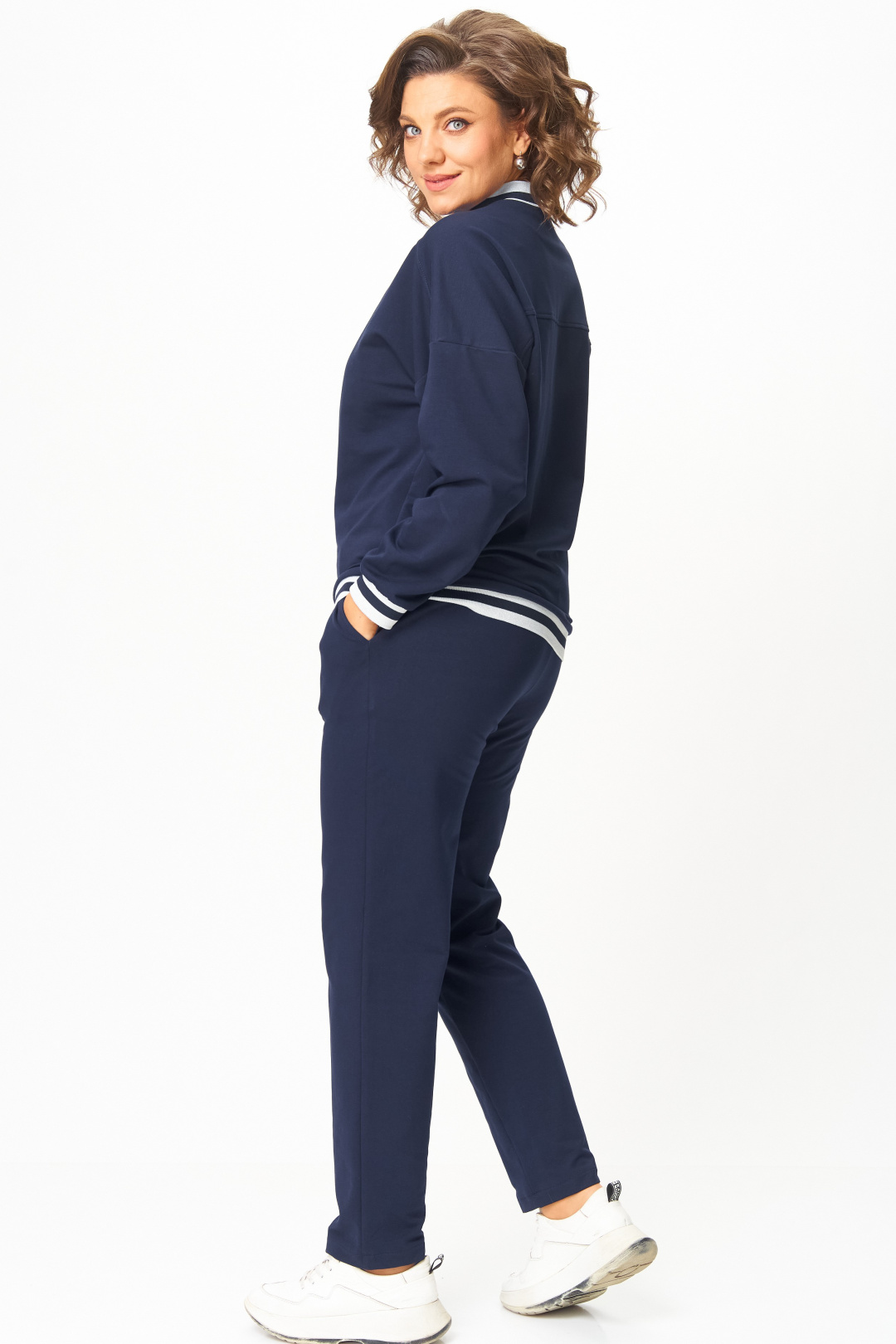 Костюм Stefany 2066-2 глубокий синий - фото 4