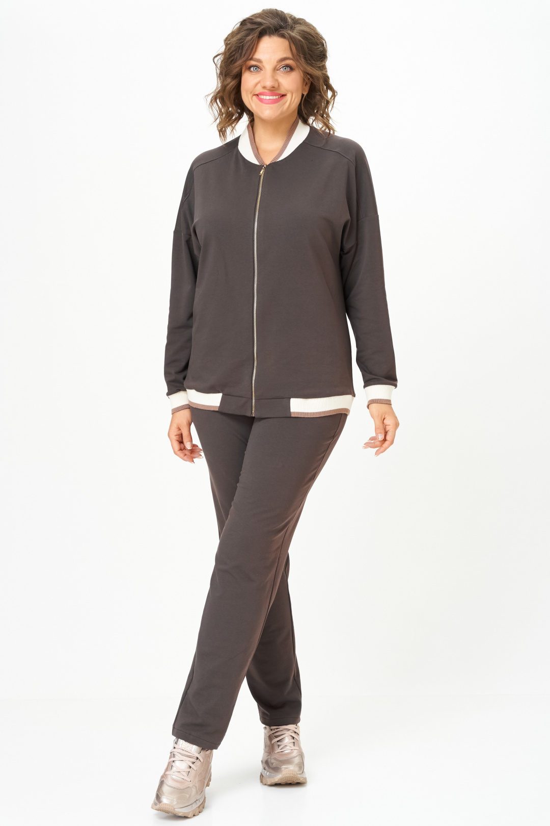 Костюм Stefany 2066-2 горький шоколад - фото 3