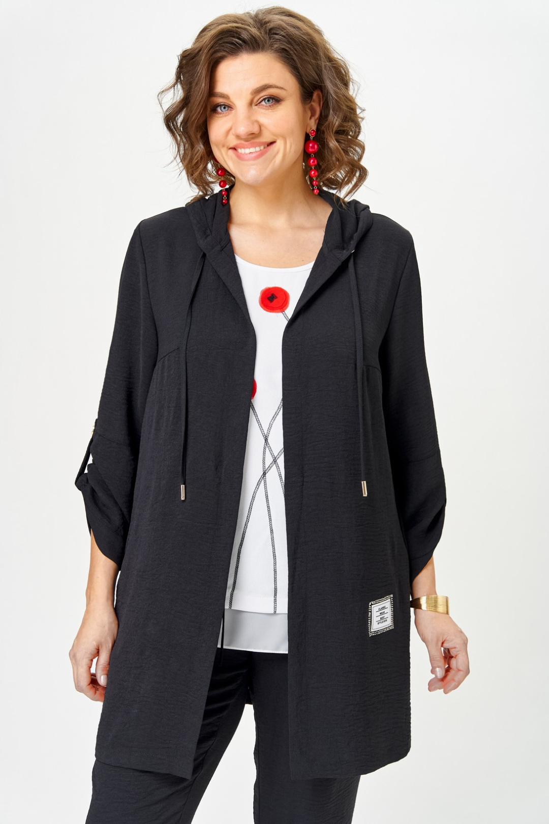 Костюм Светлана-Стиль 1527 черный - фото 4