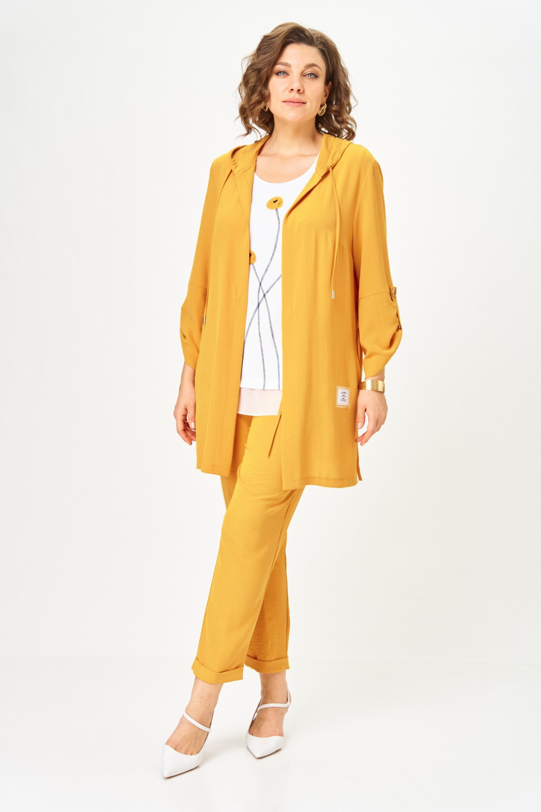 Костюм Светлана-Стиль 1527 горчица