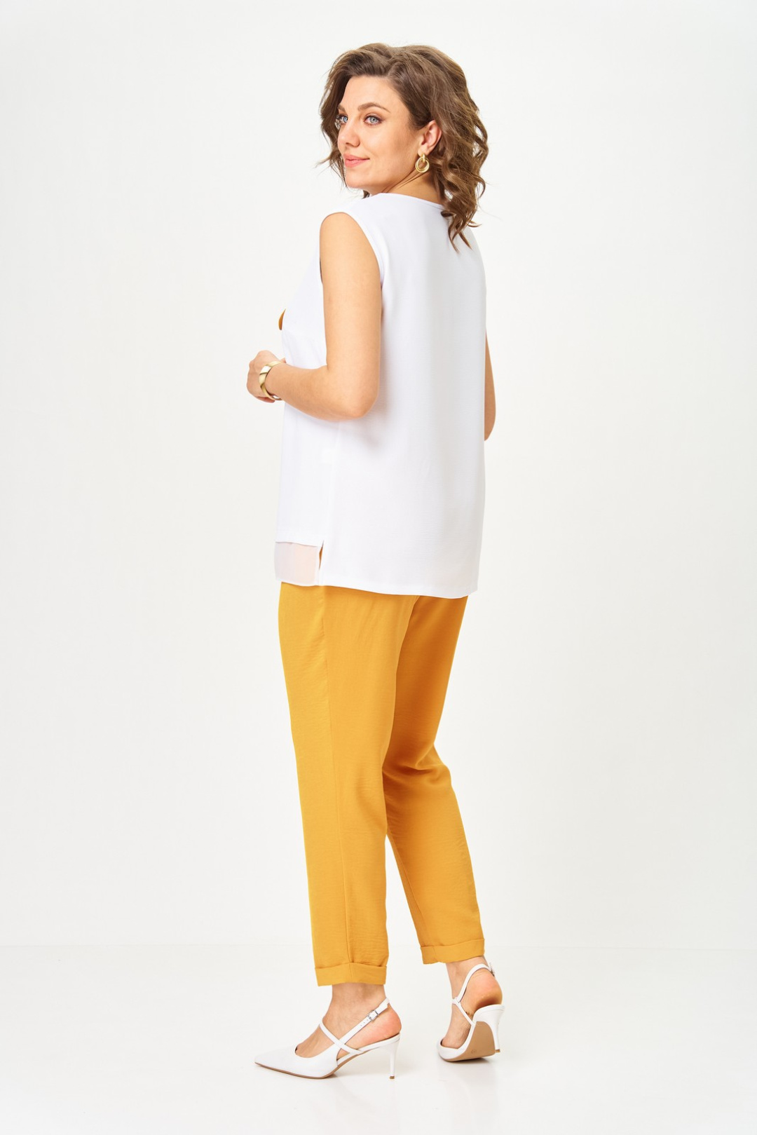 Костюм Светлана-Стиль 1527 горчица