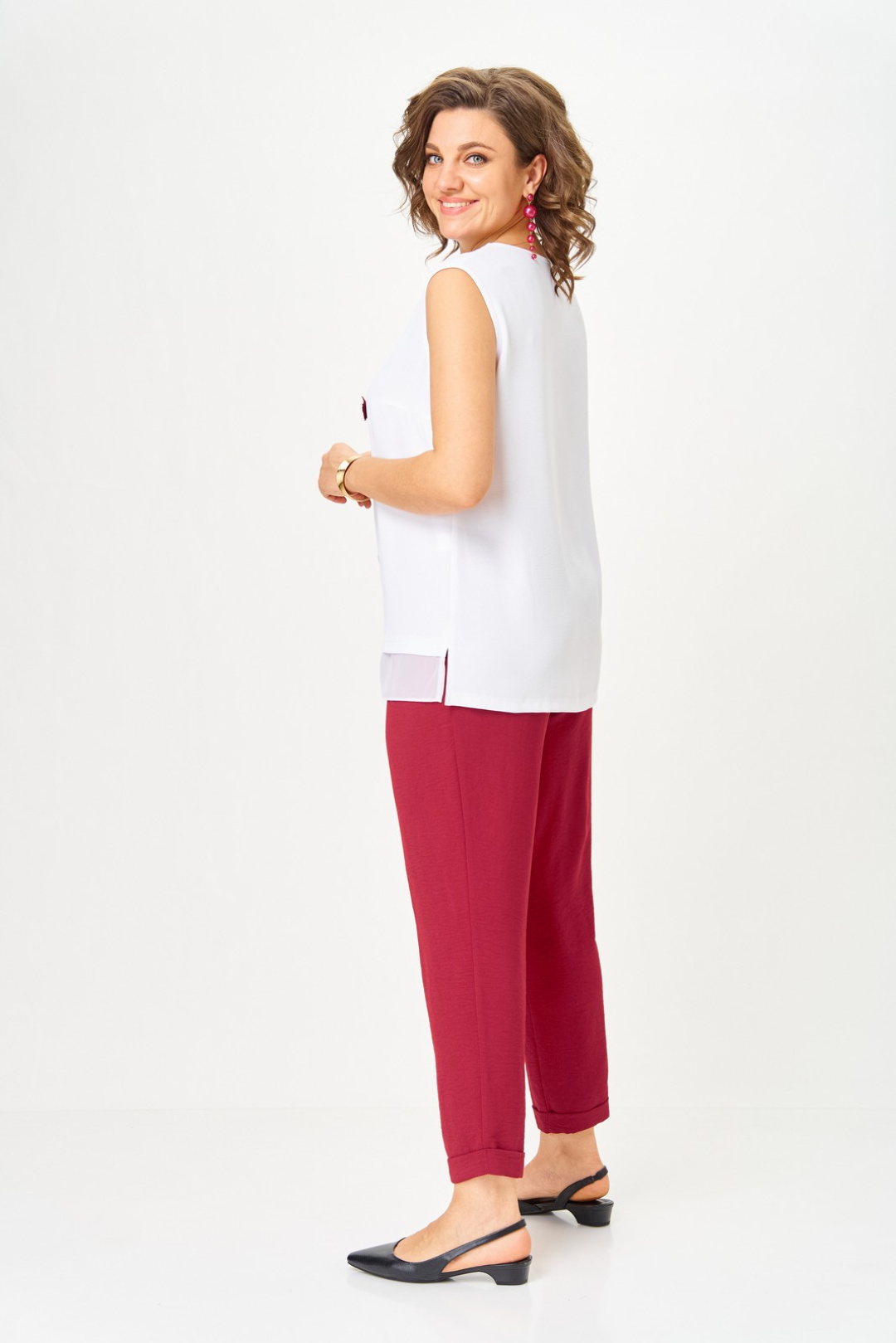 Костюм Светлана-Стиль 1527 марсала