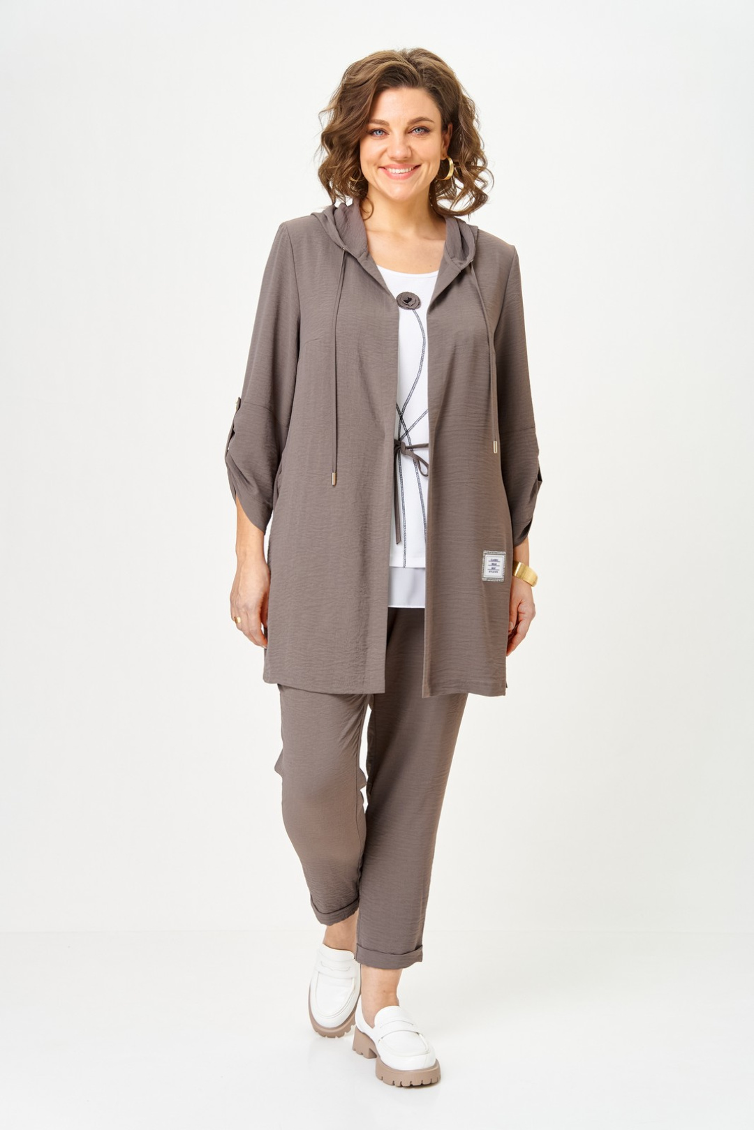 Костюм Светлана-Стиль 1527 мокко - фото 1