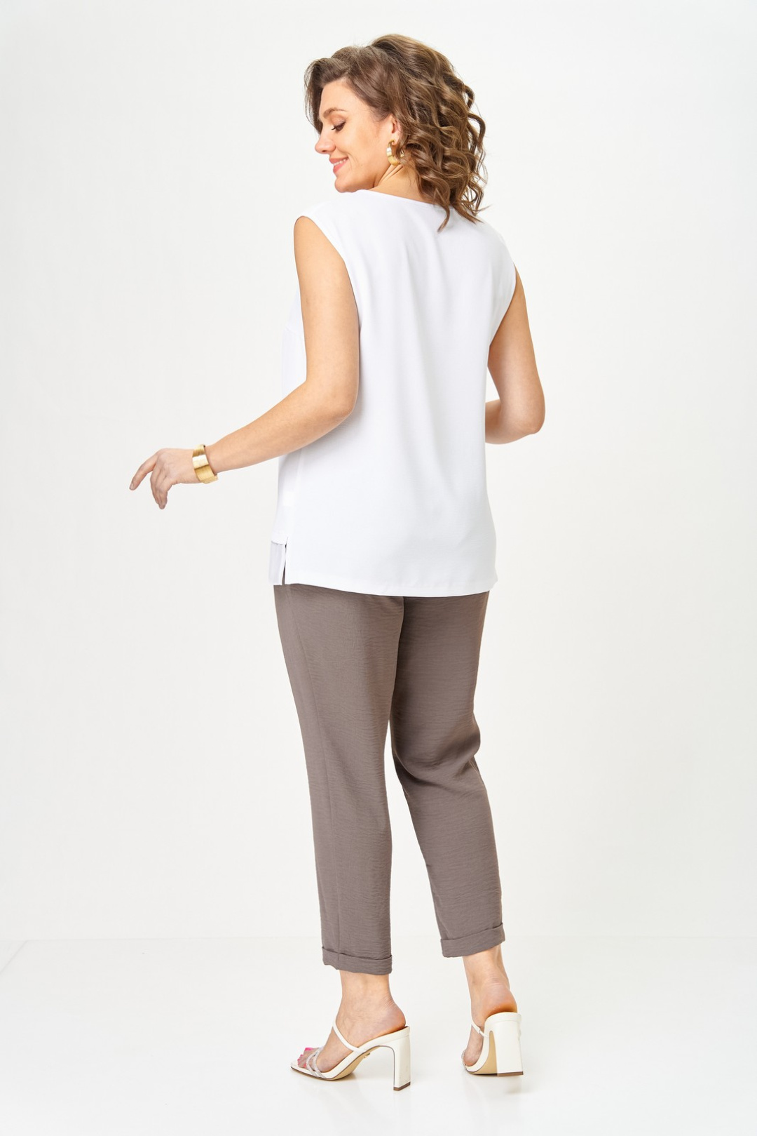 Костюм Светлана-Стиль 1527 мокко - фото 4