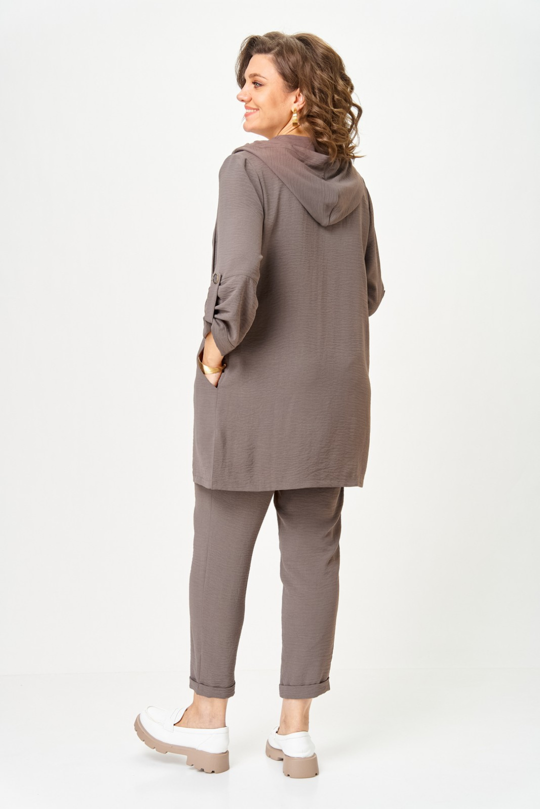 Костюм Светлана-Стиль 1527 мокко - фото 5