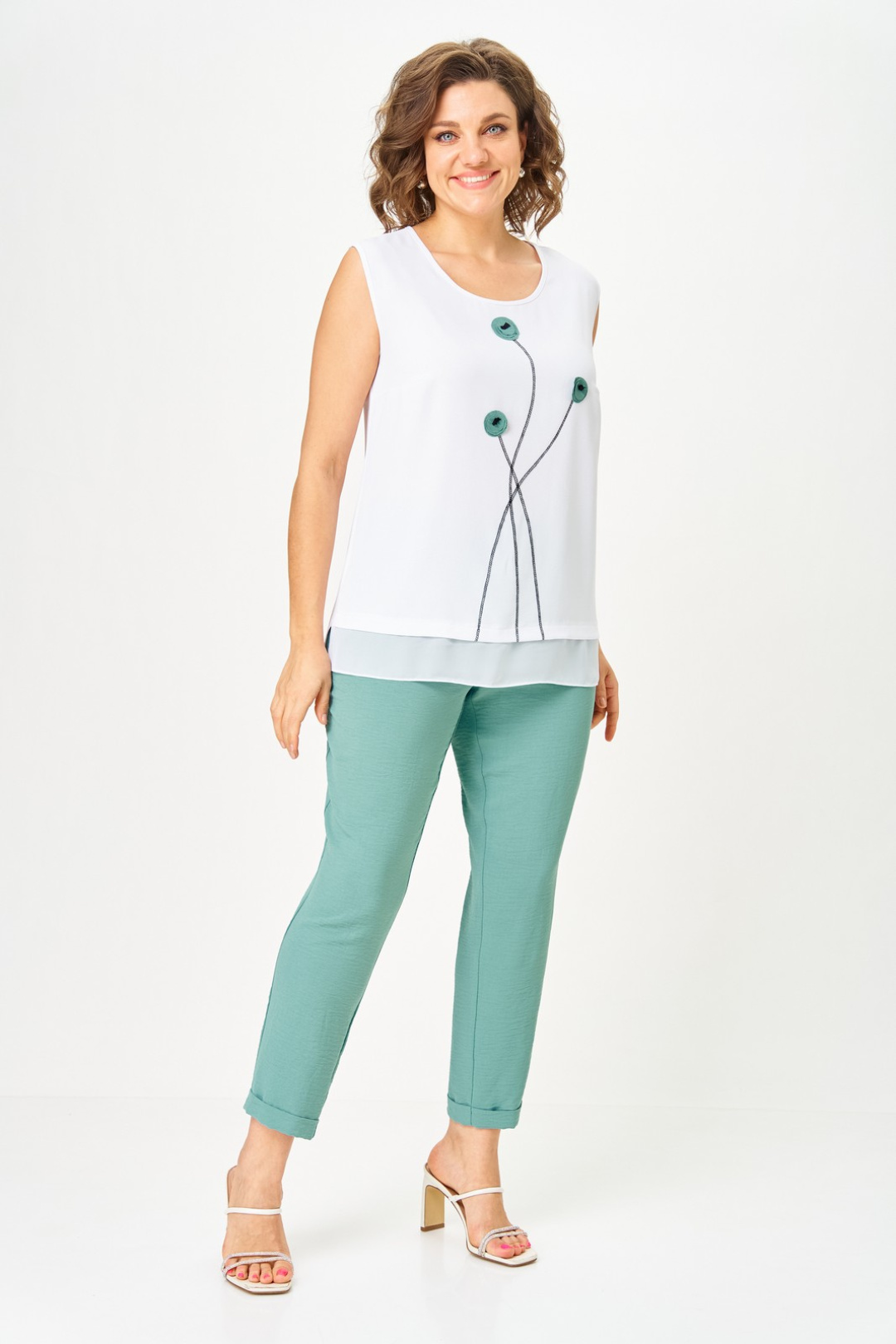 Костюм Светлана-Стиль 1527 мята