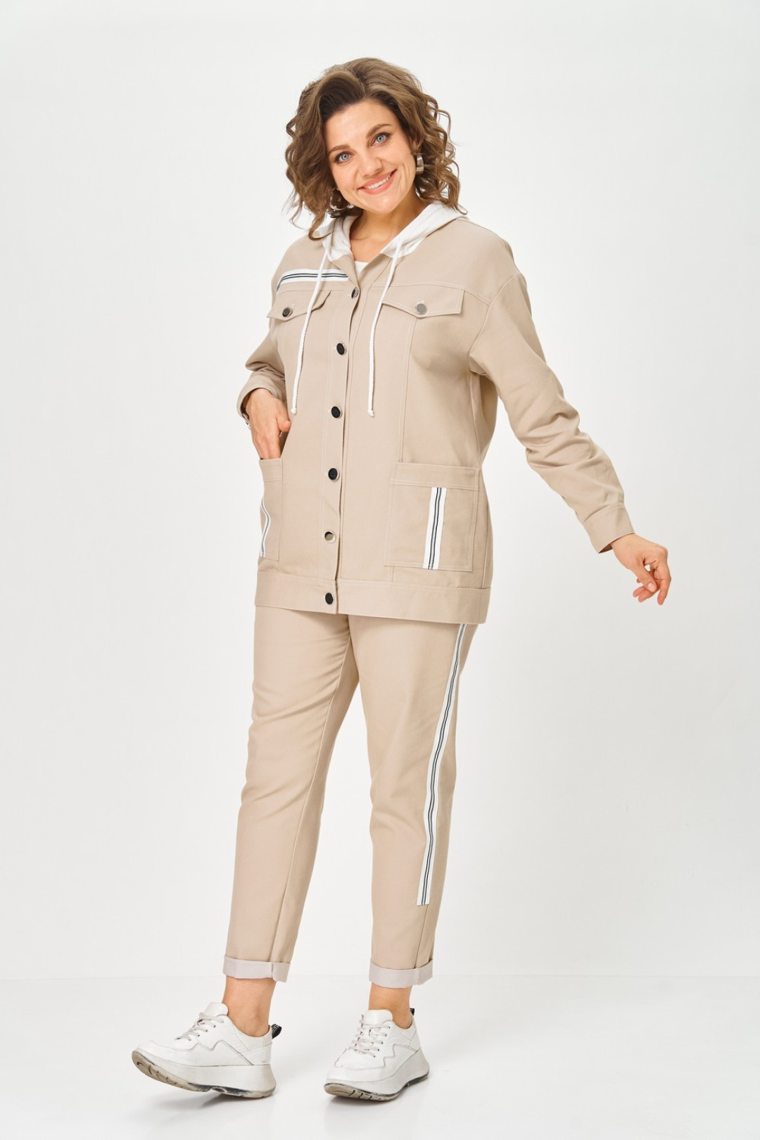 Костюм Светлана-Стиль 1569 бежевый - фото 3