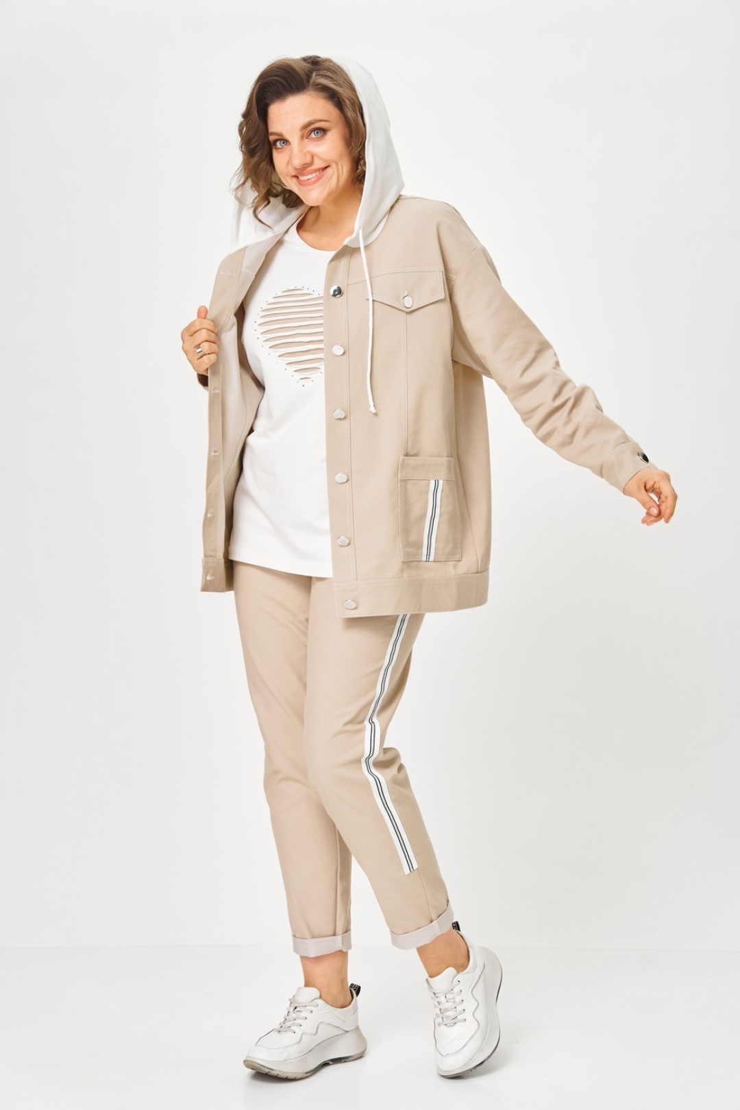 Костюм Светлана-Стиль 1569 бежевый - фото 5