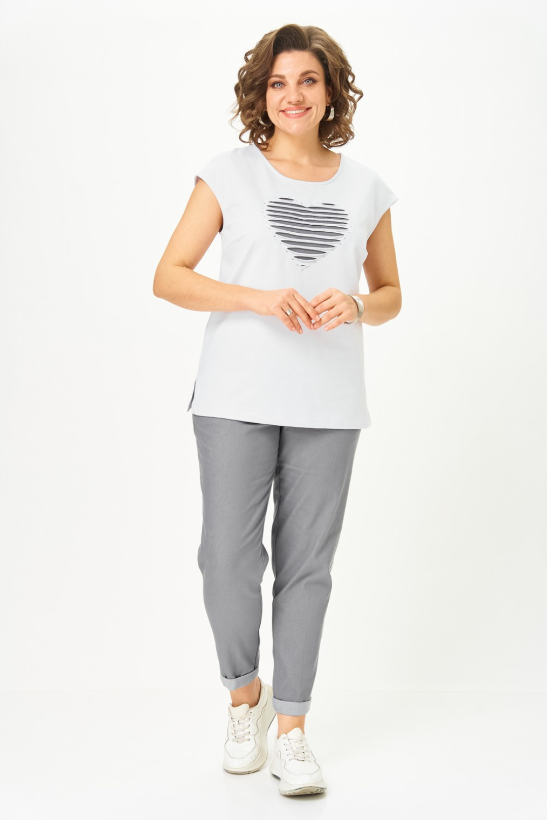 Костюм Светлана-Стиль 1569 серый - фото 4