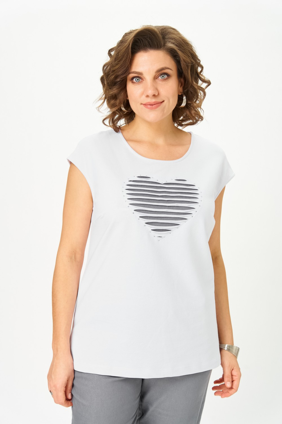 Костюм Светлана-Стиль 1569 серый