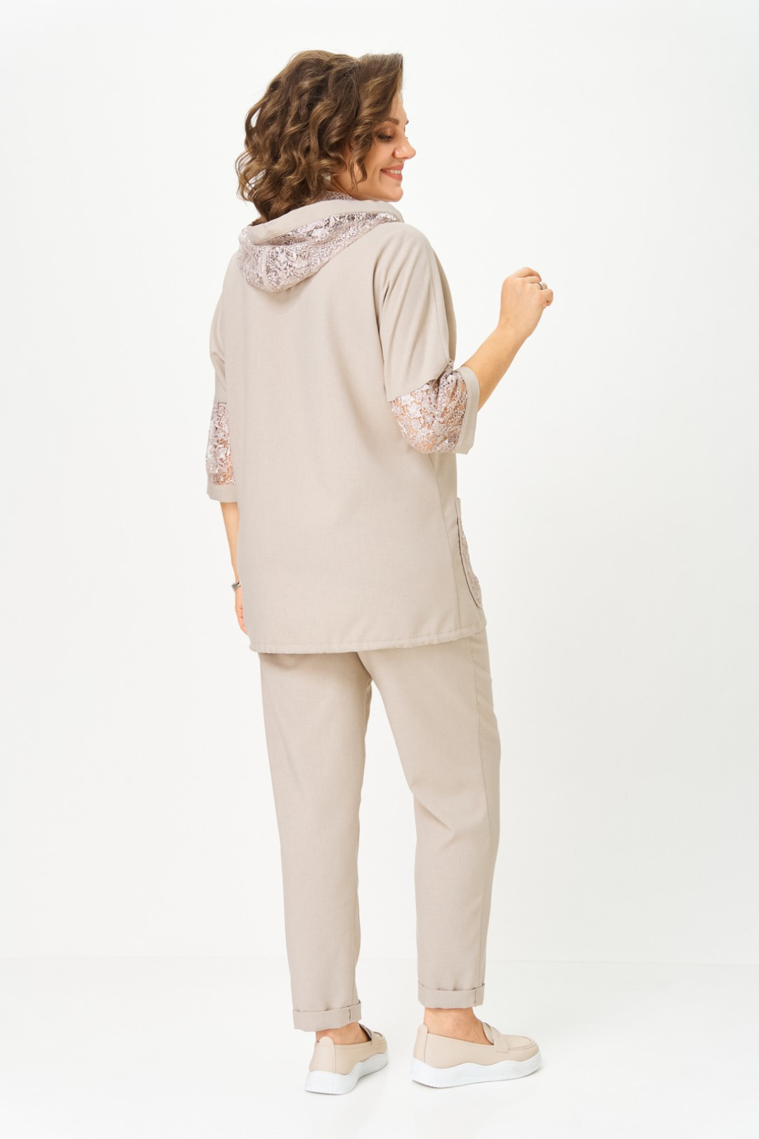 Костюм Светлана-Стиль 1577 бежевый - фото 2