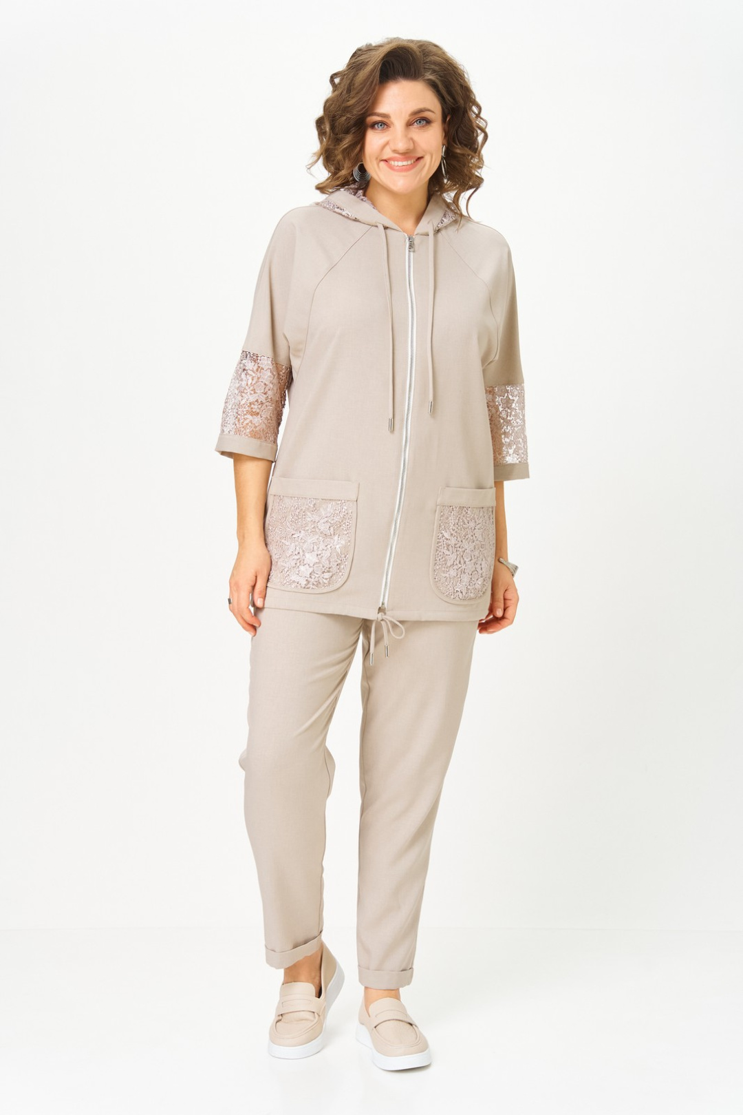 Костюм Светлана-Стиль 1577 бежевый - фото 3