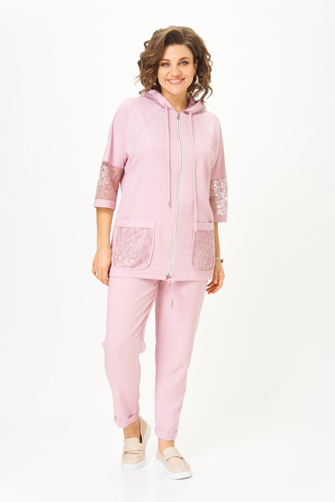 Костюм Светлана-Стиль 1577 розовый - фото 3