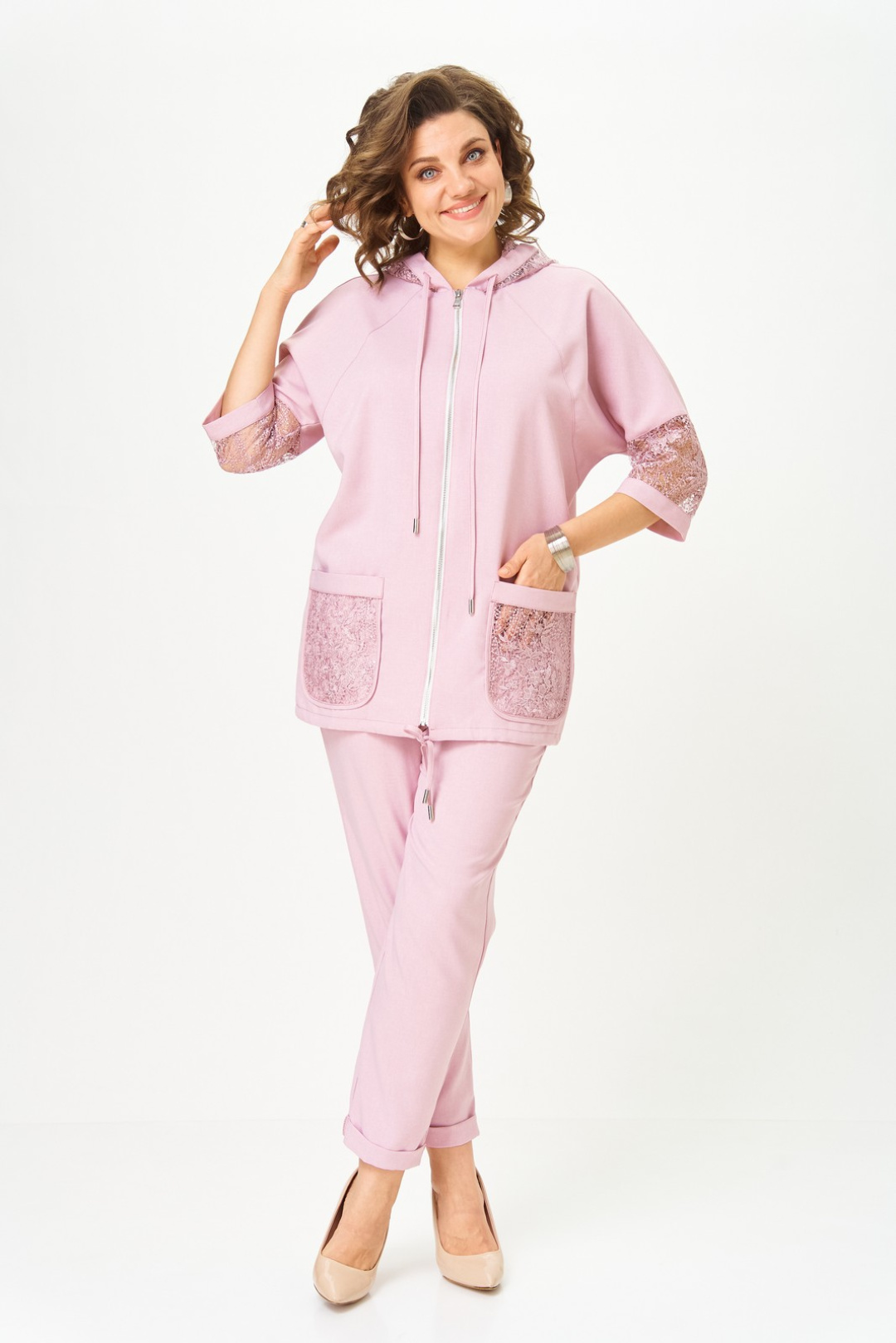 Костюм Светлана-Стиль 1577 розовый - фото 5