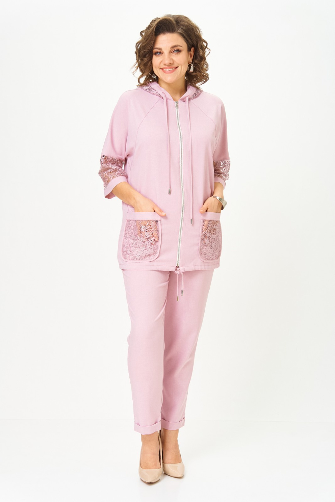 Костюм Светлана-Стиль 1577 розовый - фото 6