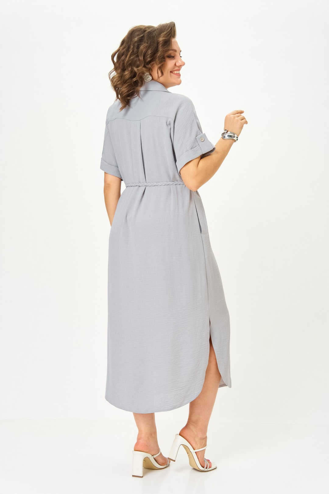 Платье Светлана-Стиль 1699 серый - фото 2