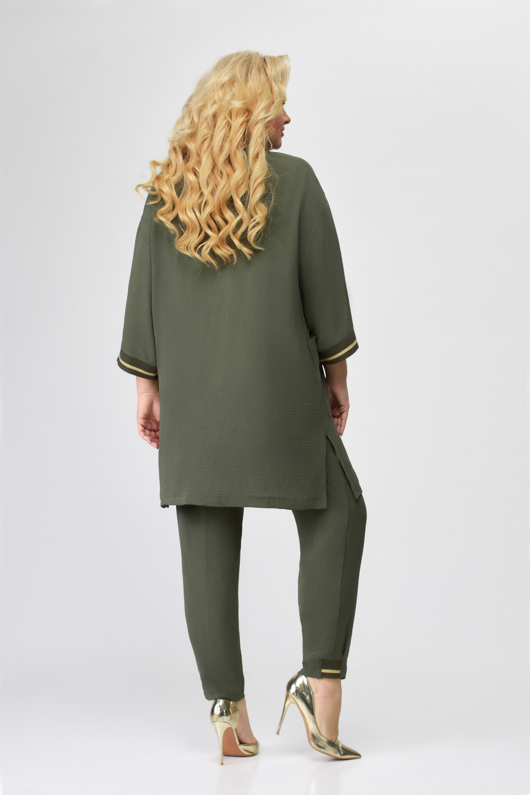 Костюм Светлана-Стиль 1720 оливковый - фото 2