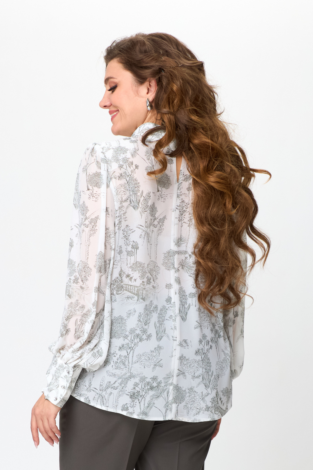 Блузка Светлана-Стиль 1734 молочный - фото 2