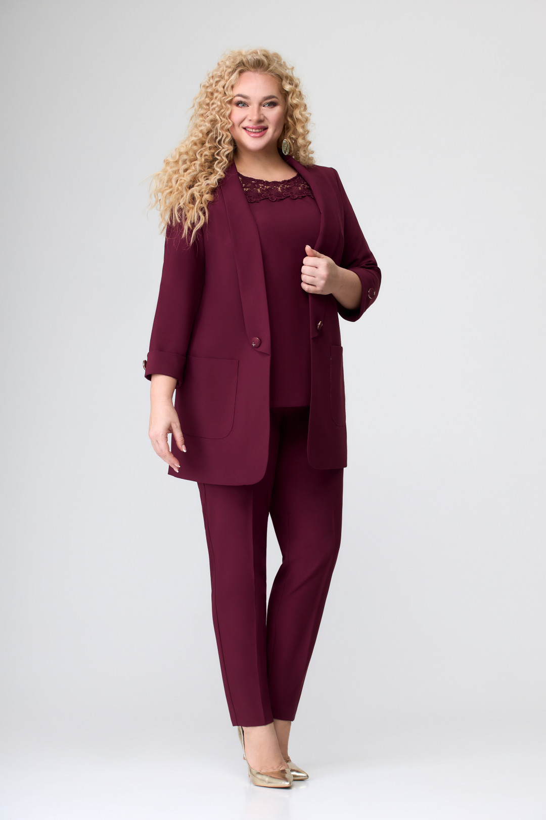 Костюм Светлана-Стиль 1768 бордовый