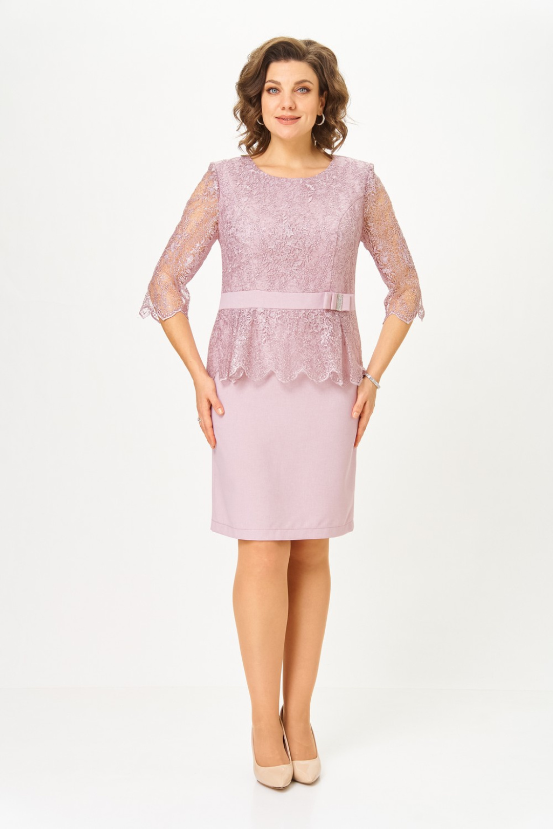 Платье Светлана-Стиль 1868 розовый - фото 3