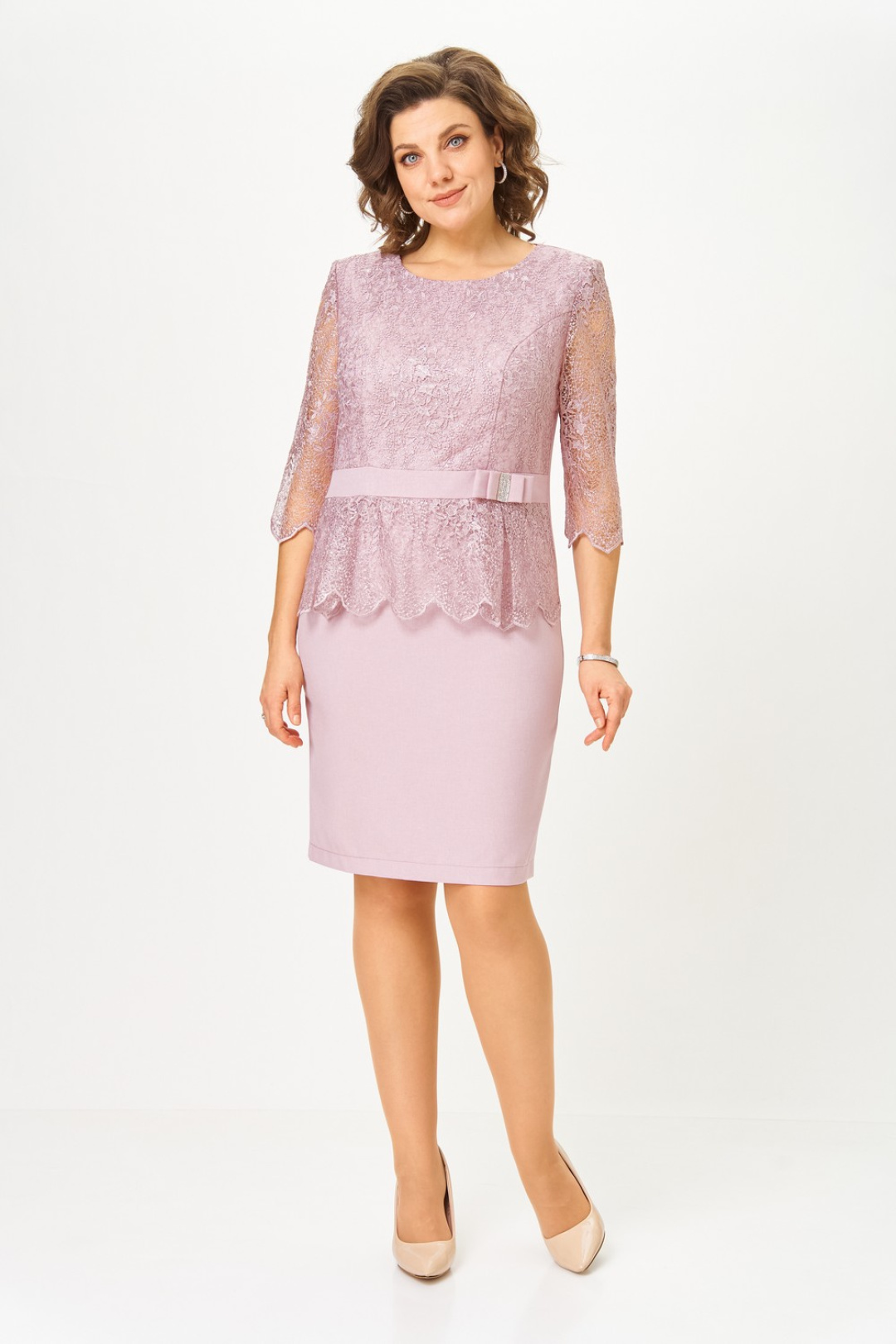 Платье Светлана-Стиль 1868 розовый - фото 4