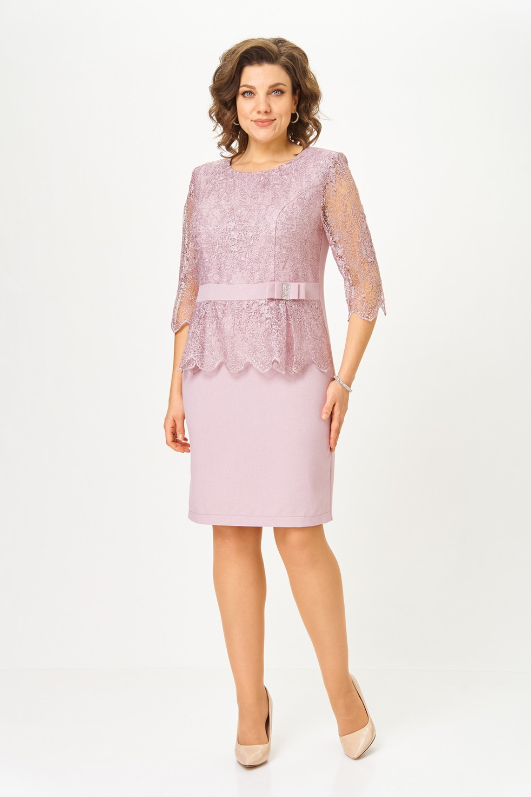 Платье Светлана-Стиль 1868 розовый - фото 5