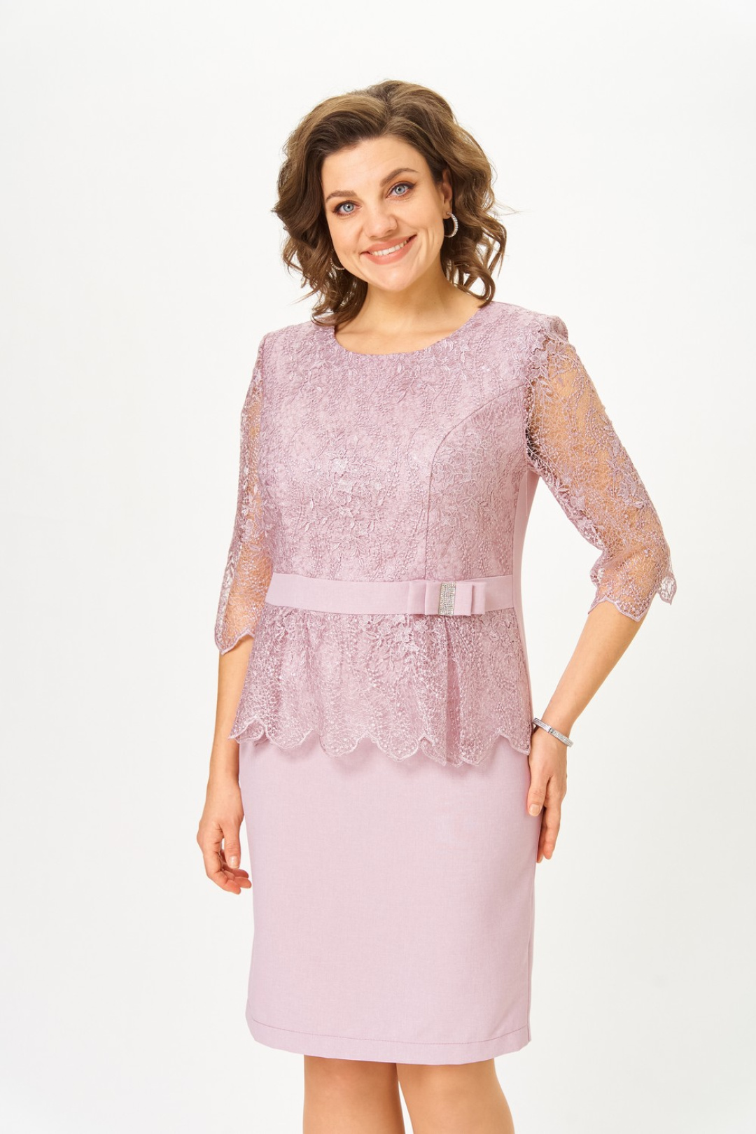 Платье Светлана-Стиль 1868 розовый - фото 6