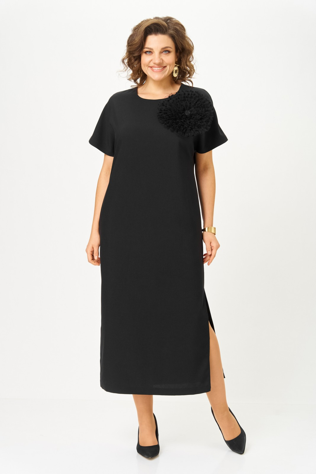 Платье Светлана-Стиль 1928 черный - фото 2