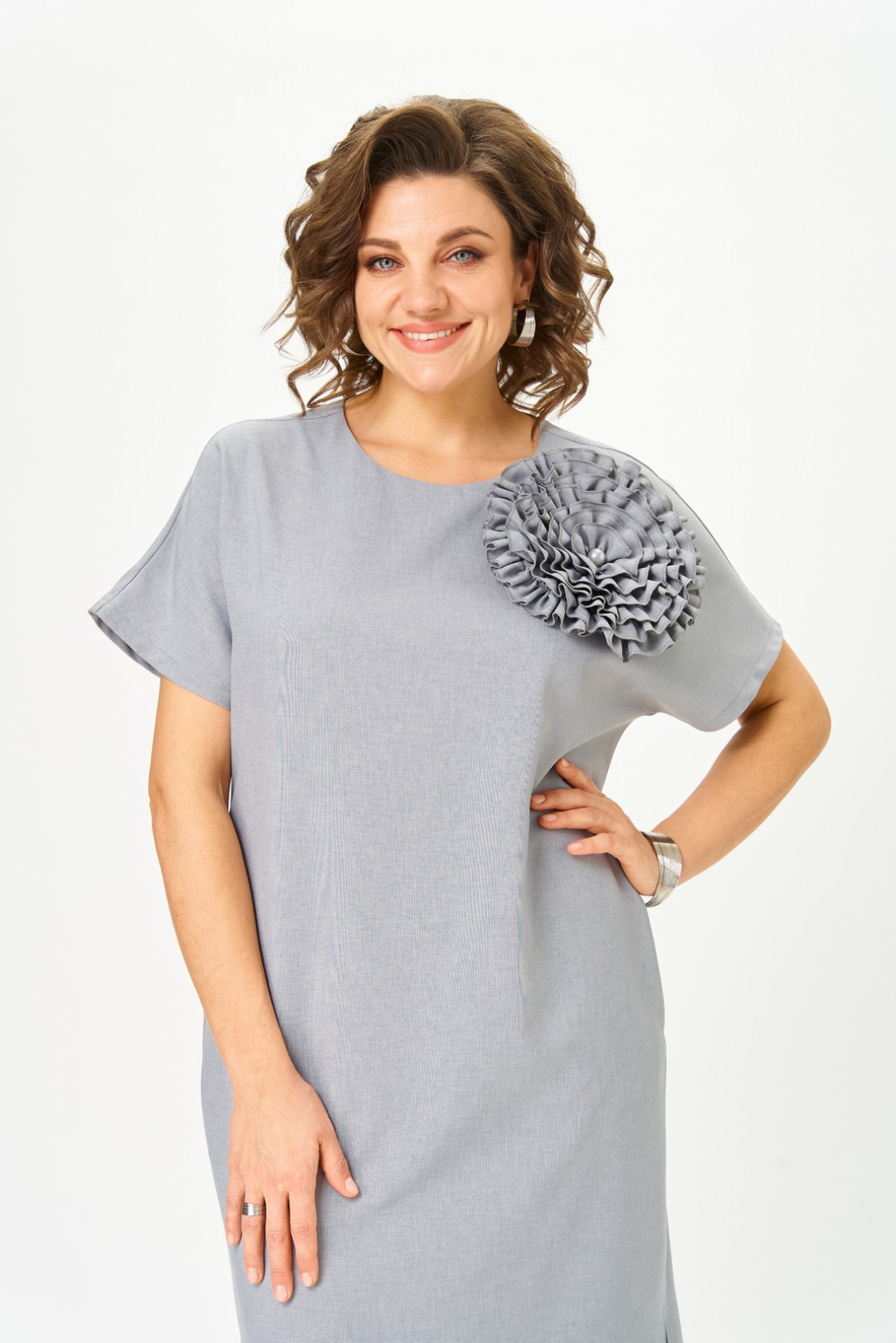 Платье Светлана-Стиль 1928 серый