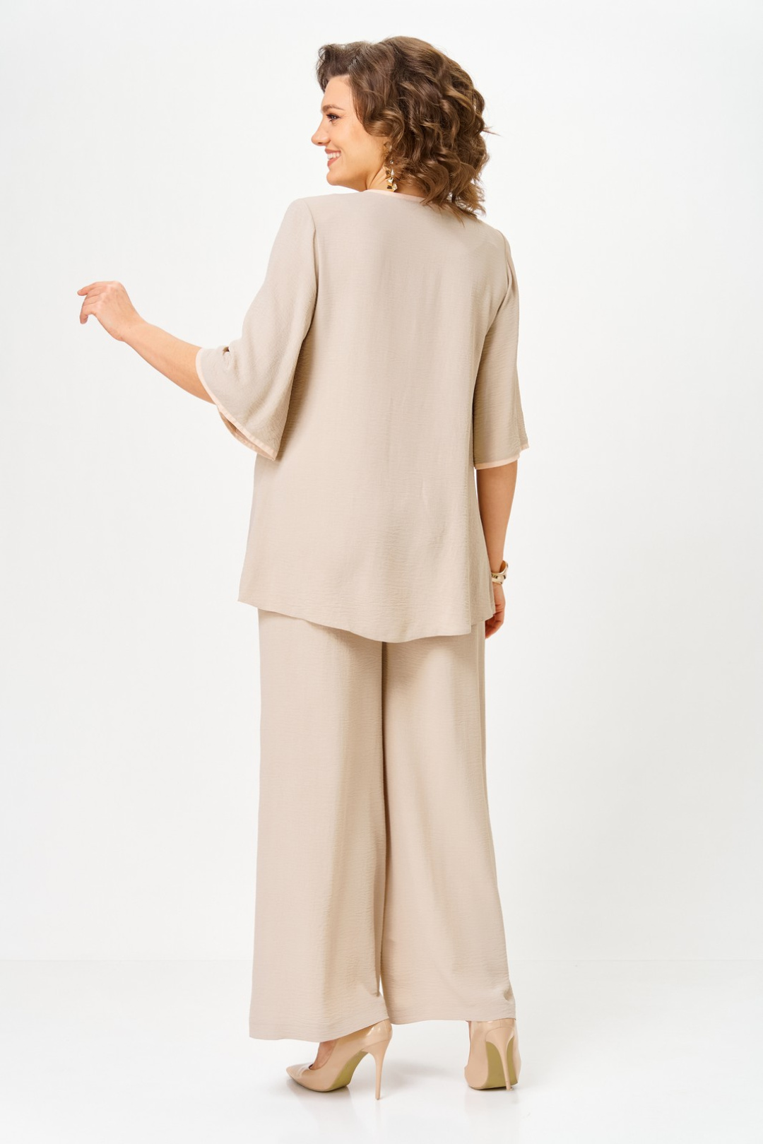 Костюм Светлана-Стиль 1933 бежевый - фото 2