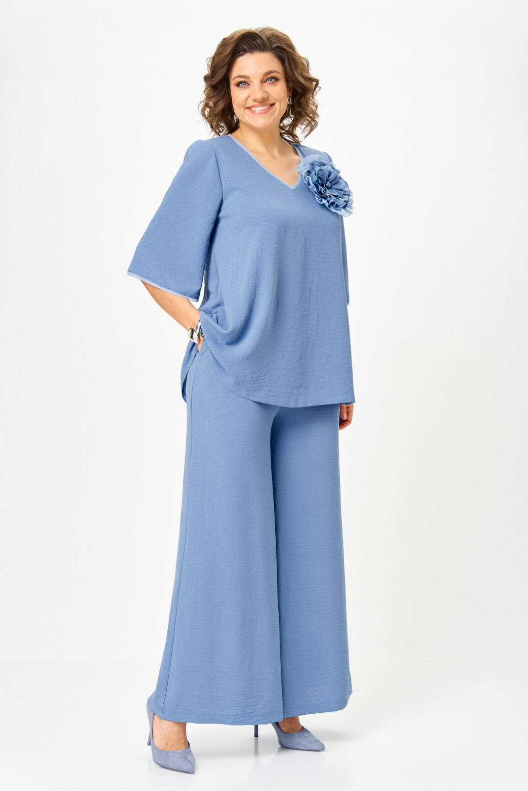 Костюм Светлана-Стиль 1933 индиго - фото 4