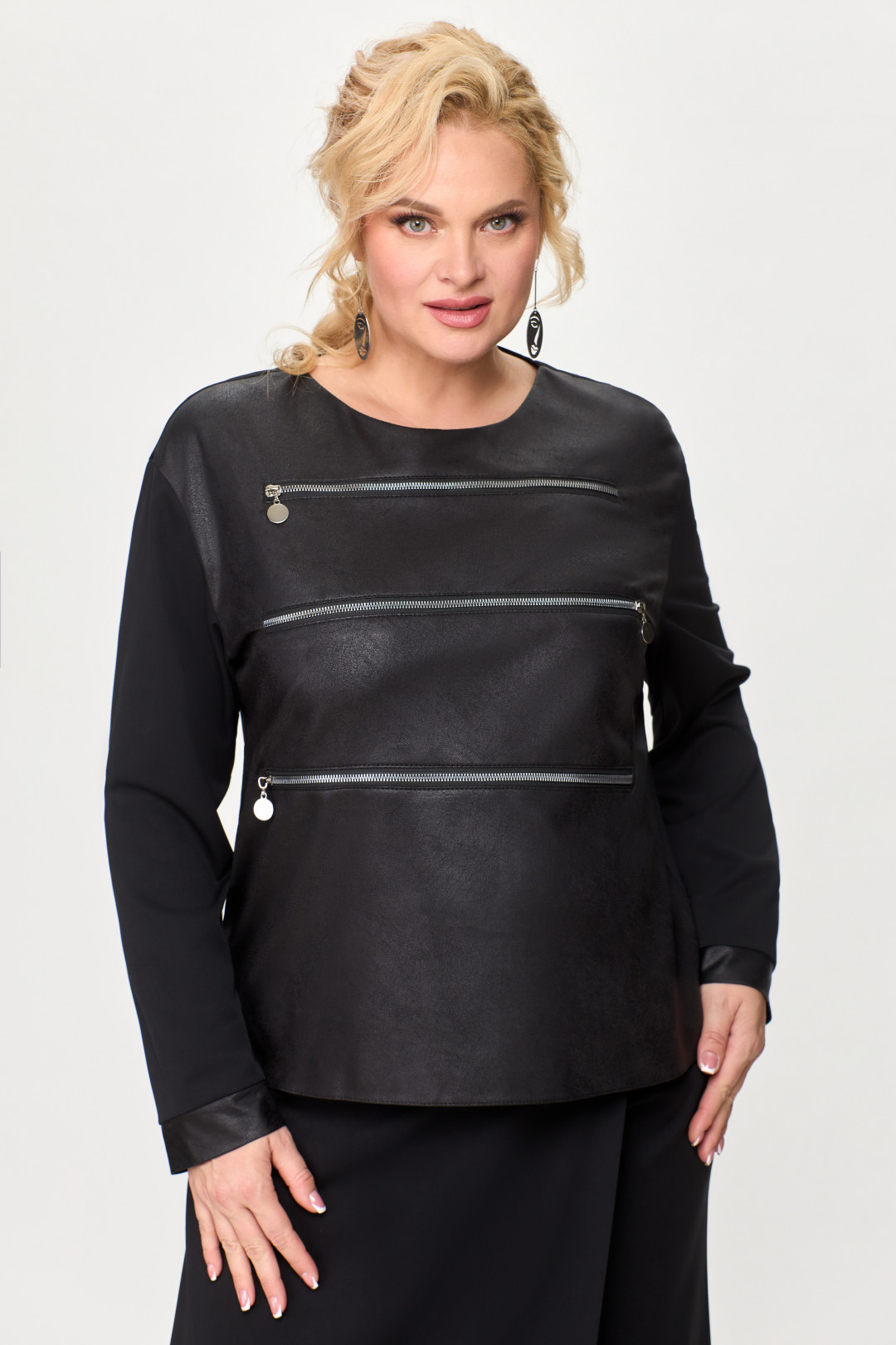 Костюм Светлана-Стиль 2000 черный - фото 3