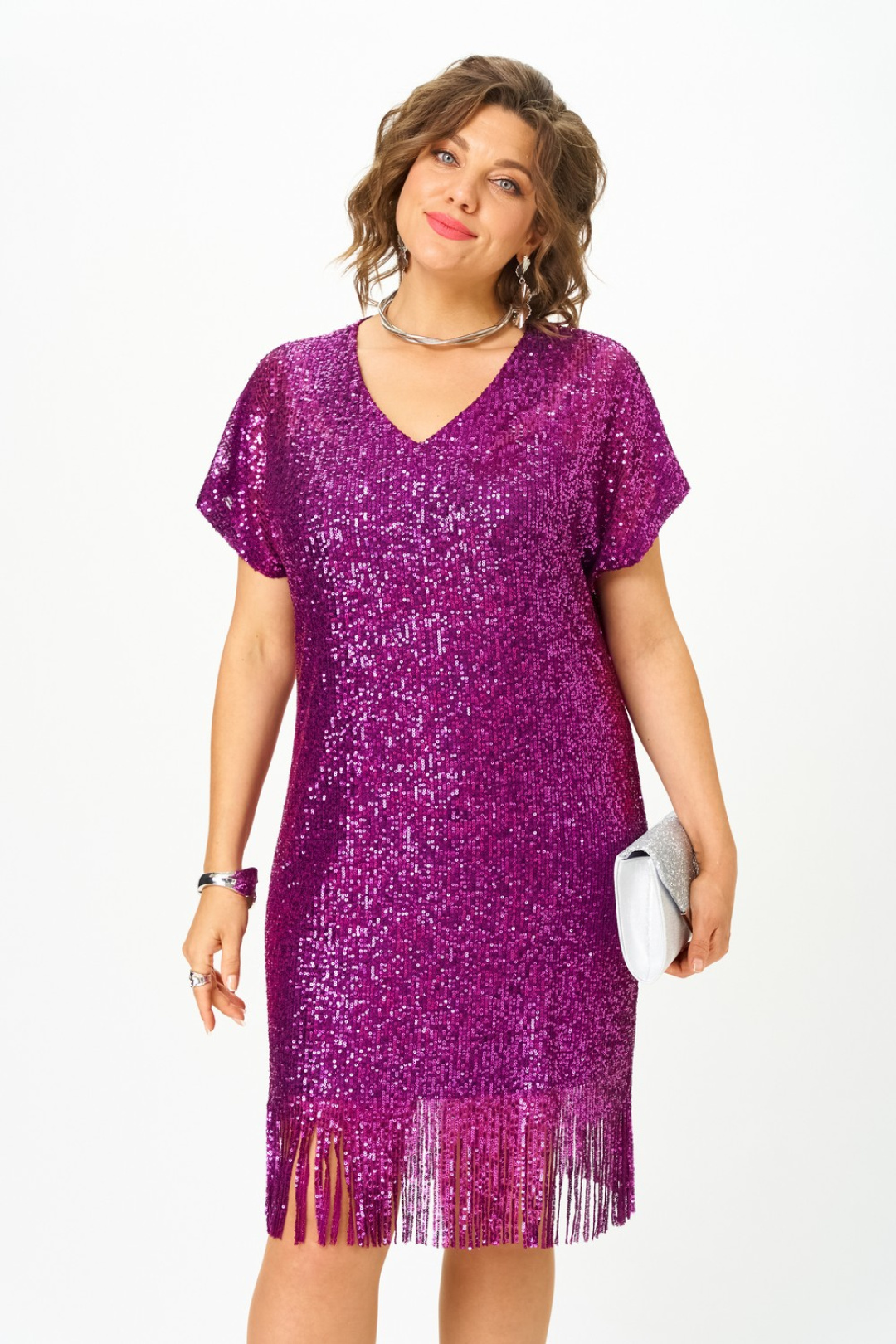 Платье Светлана-Стиль 2046 фиолетовый - фото 4
