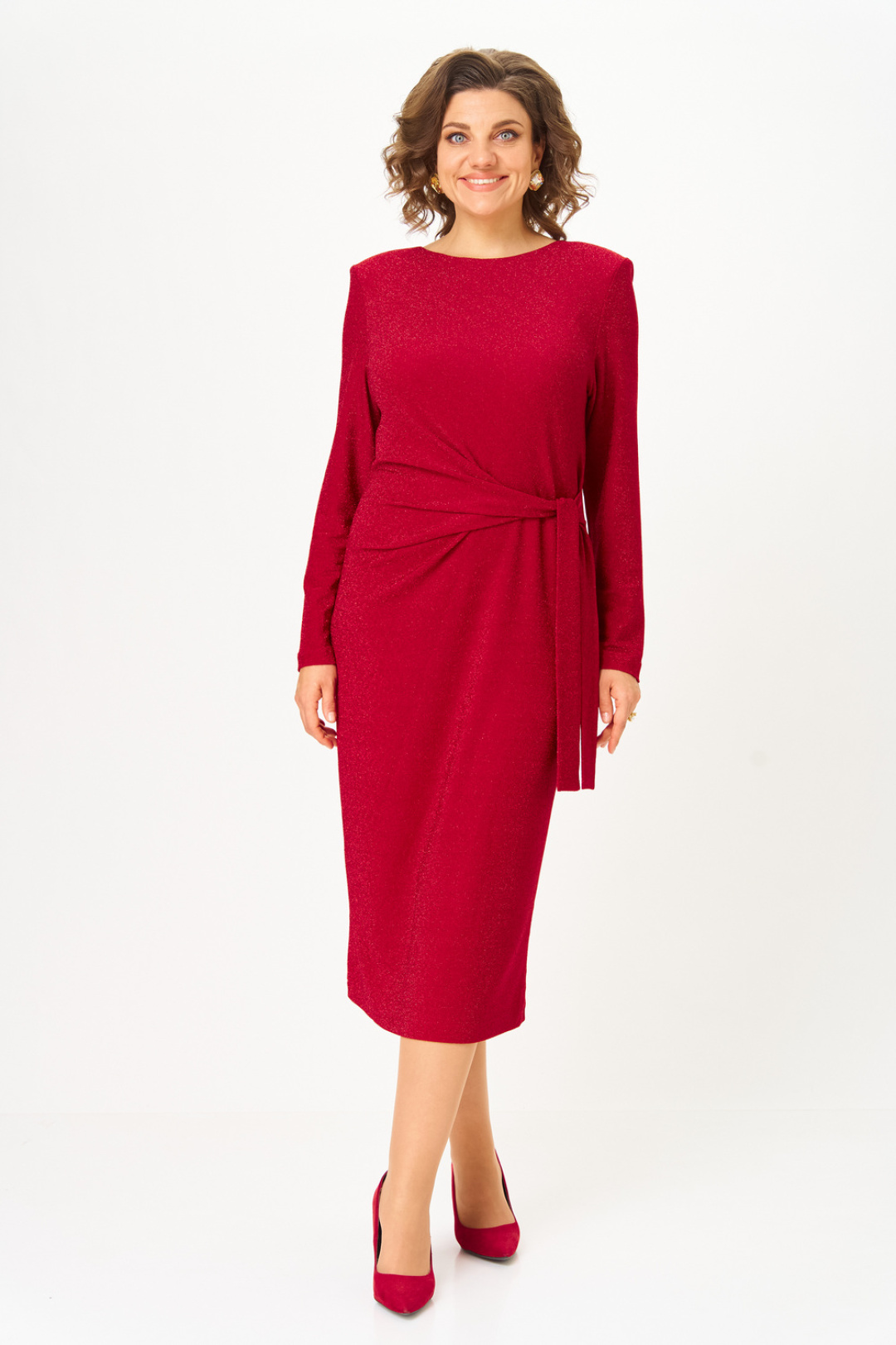 Платье Светлана-Стиль 2048 красный блеск - фото 3