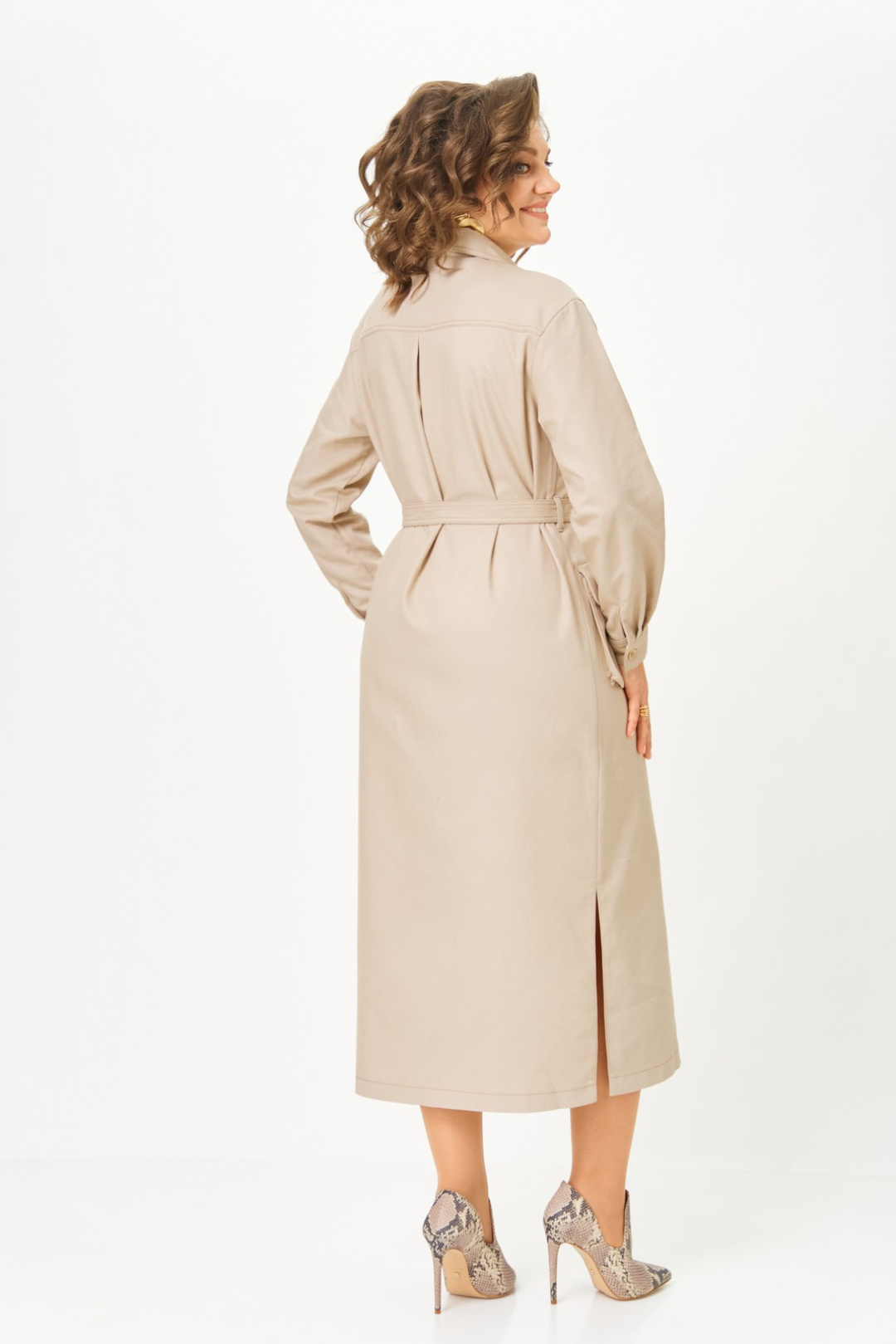 Платье Светлана-Стиль 2101 бежевый - фото 2