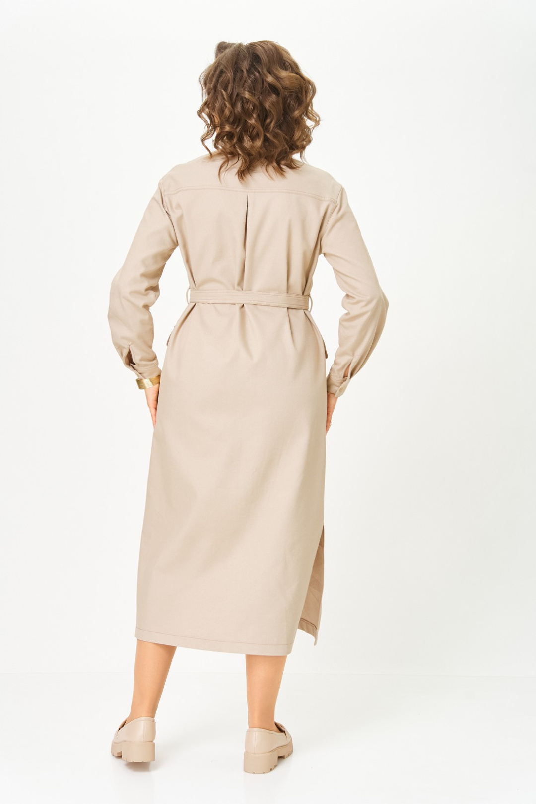 Платье Светлана-Стиль 2101 бежевый - фото 4