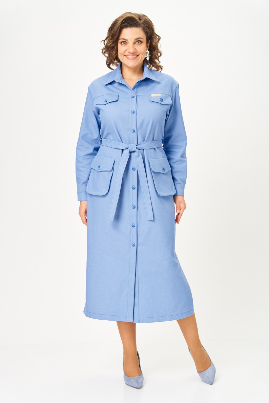 Платье Светлана-Стиль 2101 голубой - фото 1