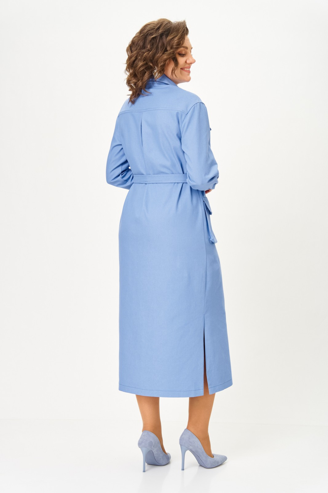 Платье Светлана-Стиль 2101 голубой - фото 2