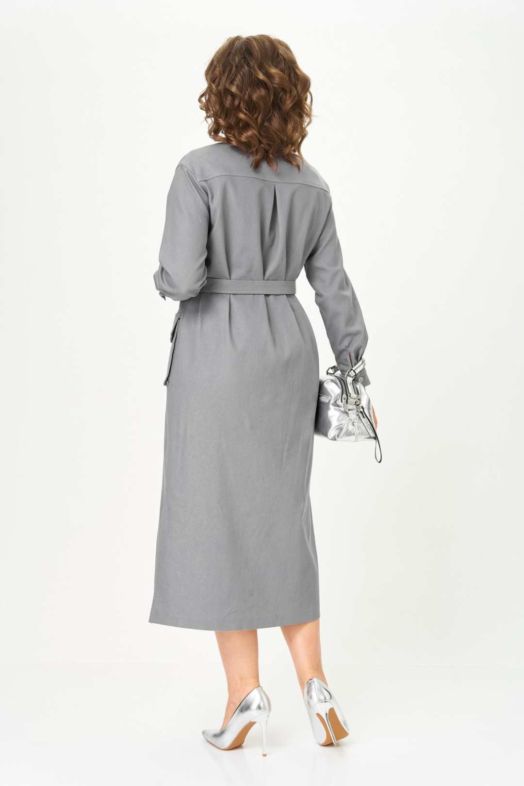 Платье Светлана-Стиль 2101 серый - фото 2