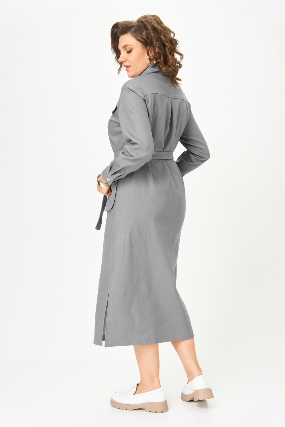 Платье Светлана-Стиль 2101 серый - фото 5