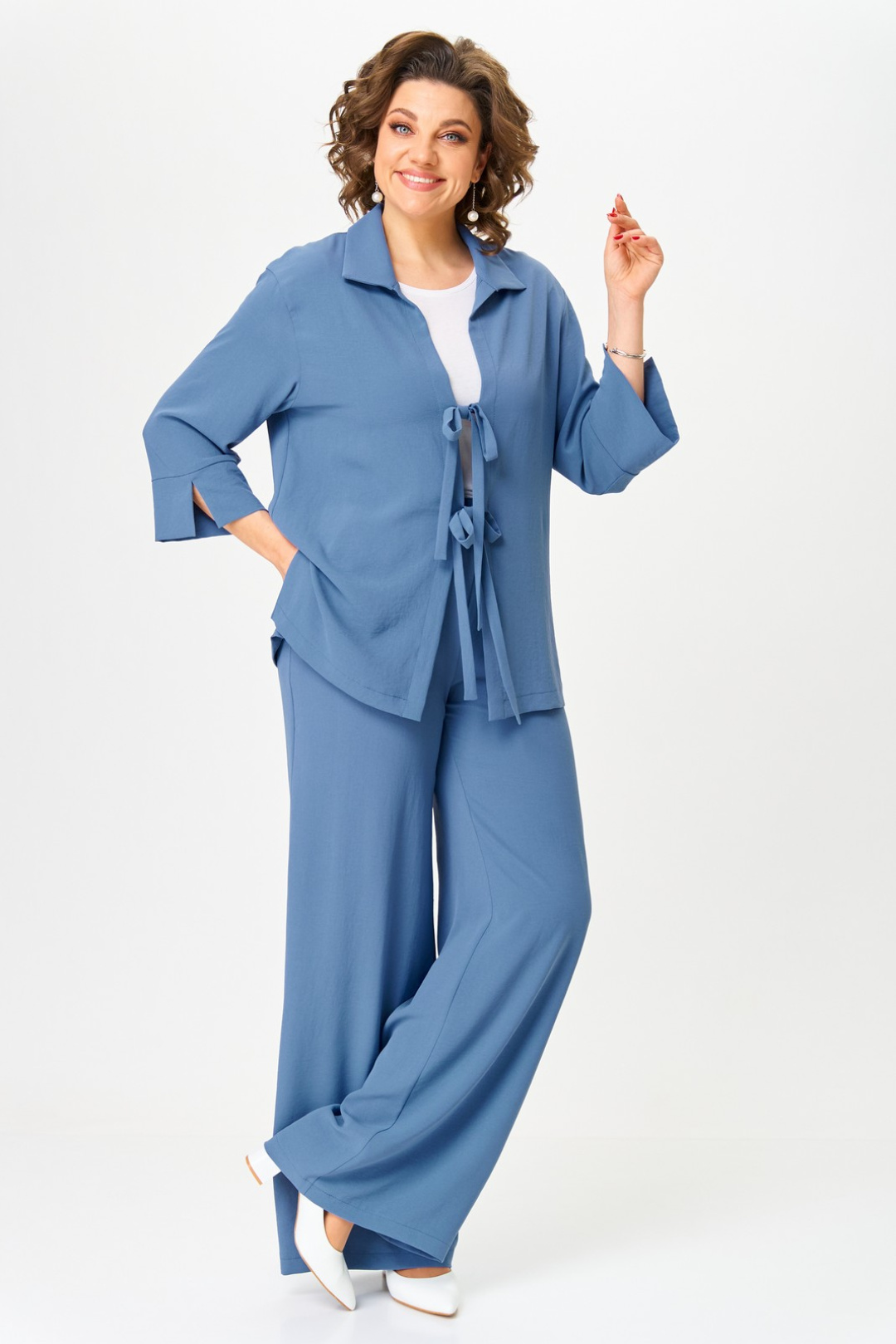 Костюм Светлана-Стиль 2114 индиго - фото 3