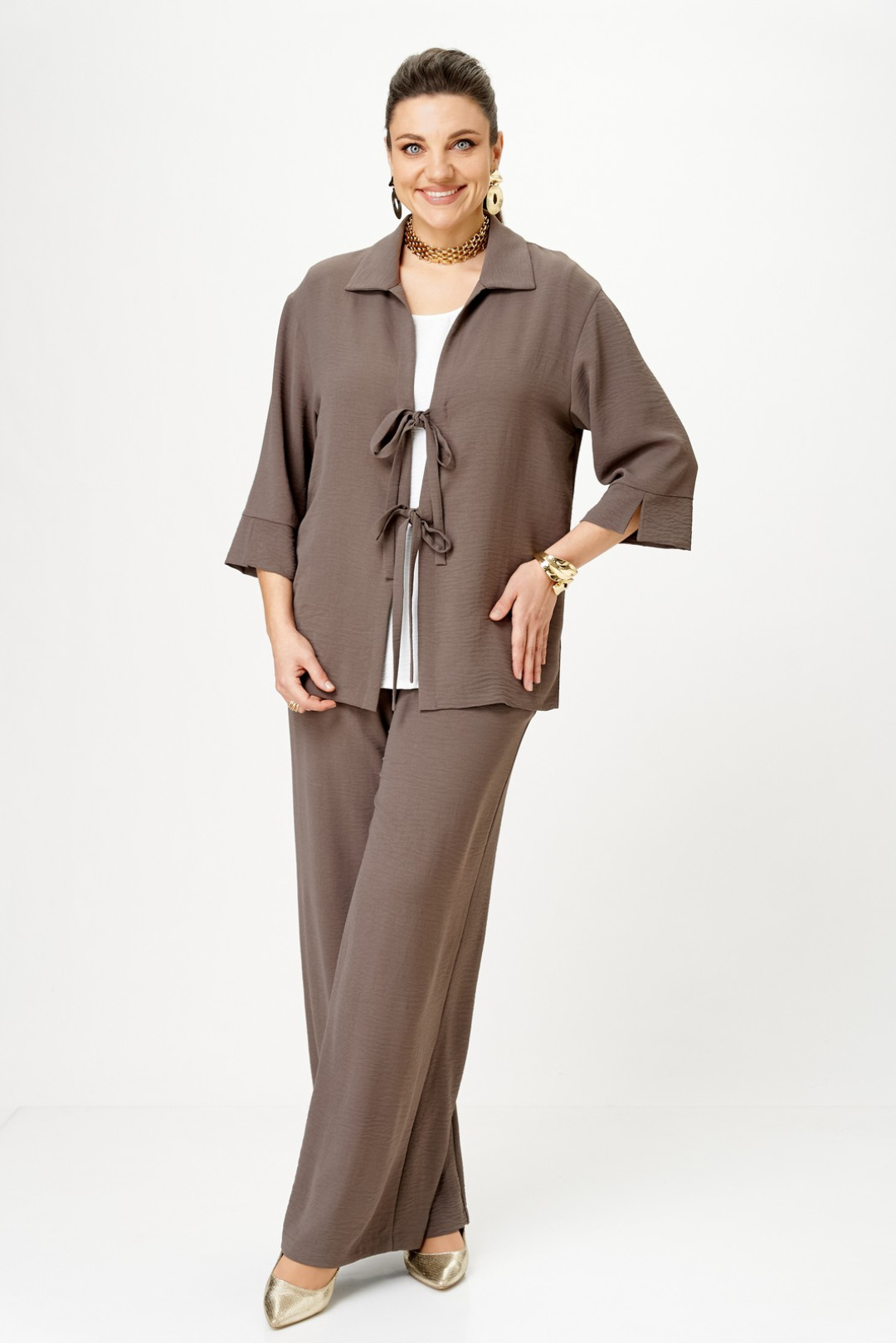Костюм Светлана-Стиль 2114 мокко - фото 1
