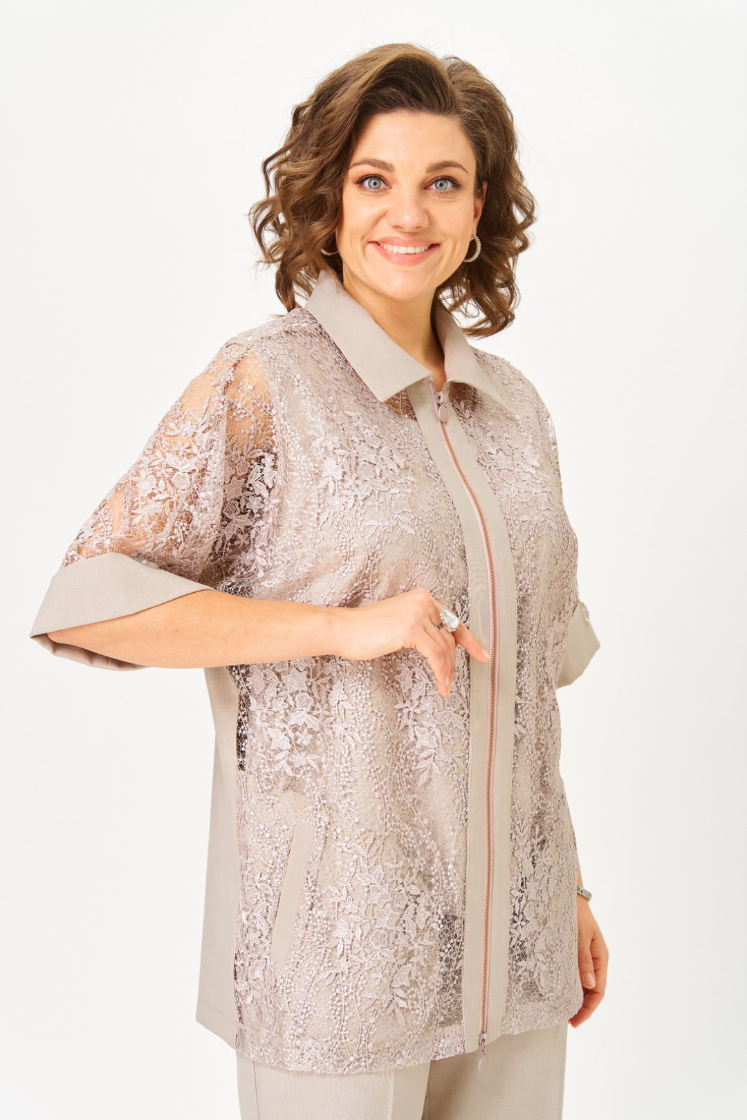 Костюм Светлана-Стиль 2119 бежевый - фото 4