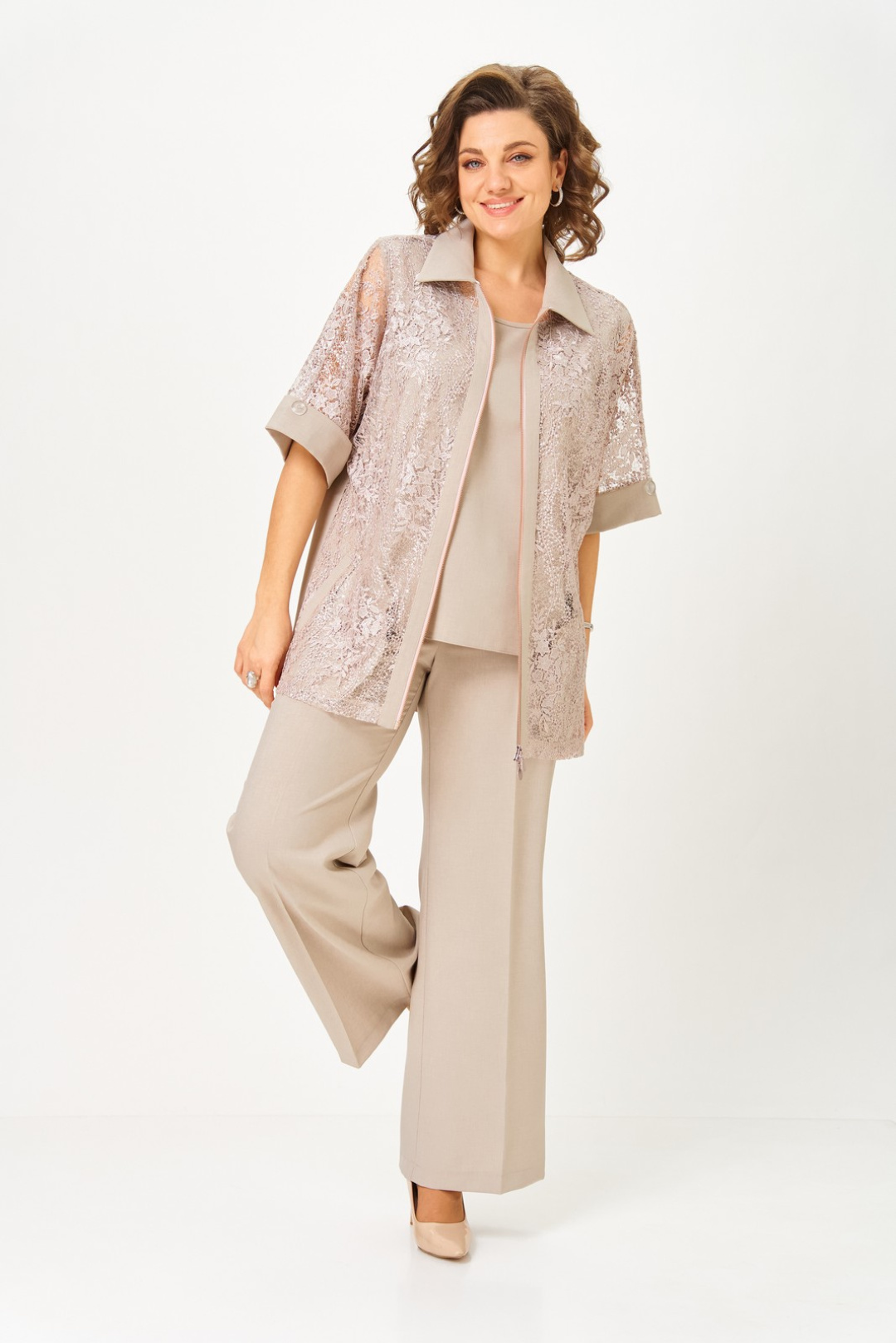 Костюм Светлана-Стиль 2119 бежевый