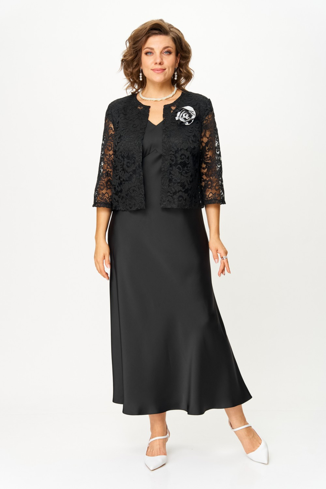 Костюм Светлана-Стиль 2144 черный - фото 1