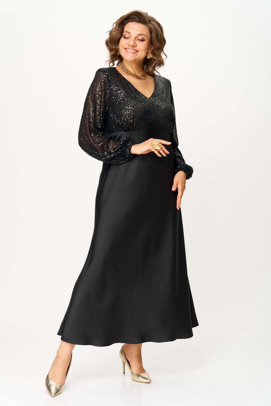 Платье Светлана-Стиль 2146 черный - фото 5