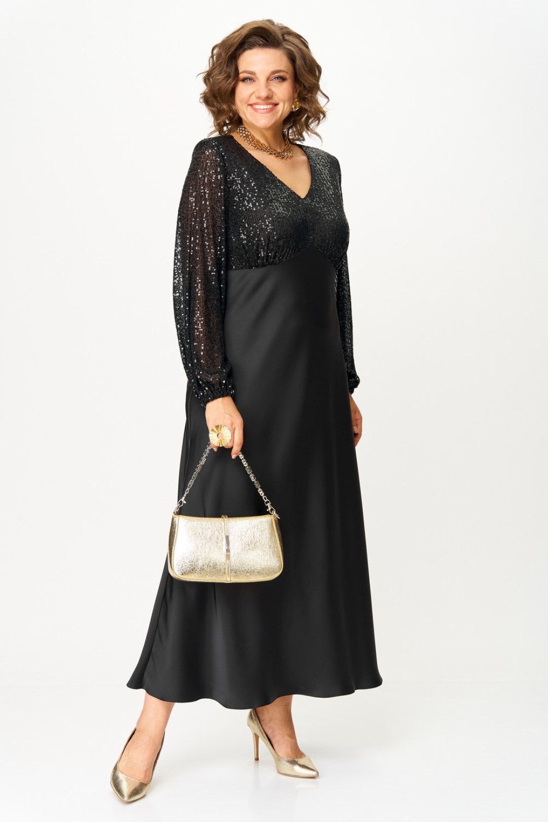 Платье Светлана-Стиль 2146 черный - фото 6